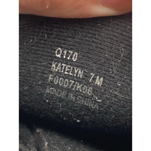 Womens Size 7 Coach Katelyn Signature Shoes Lace Up Black Q170 Athletic Sneakers - Picture 10 of 10